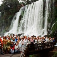 Iguazu-Wasserfälle in Brasilien